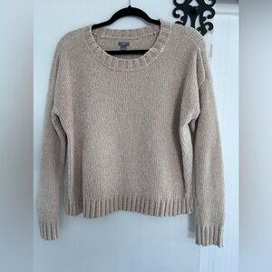 Aerie Soft Beige Crew Neck Sweater